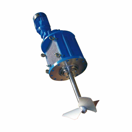 Side entry mixer for industrial fluid mixing
