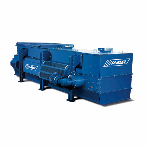 Apron extractor weigh feeder for large-scale material extraction