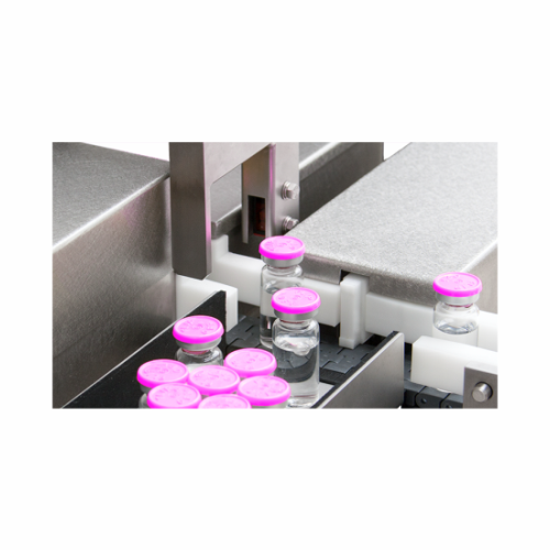 Industrial container rejector for faulty product removal