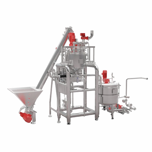 Adjustable weighing system for raw materials
