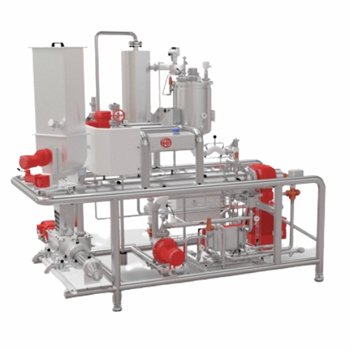 Continuous production fondant beater