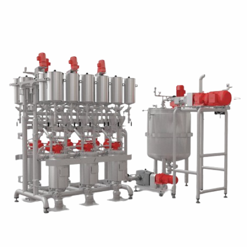 Dosing unit for automated mixing in of ingredients