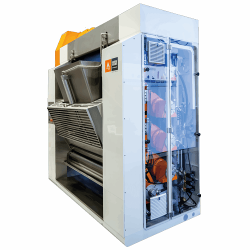Chocolate refining five-roll refiner