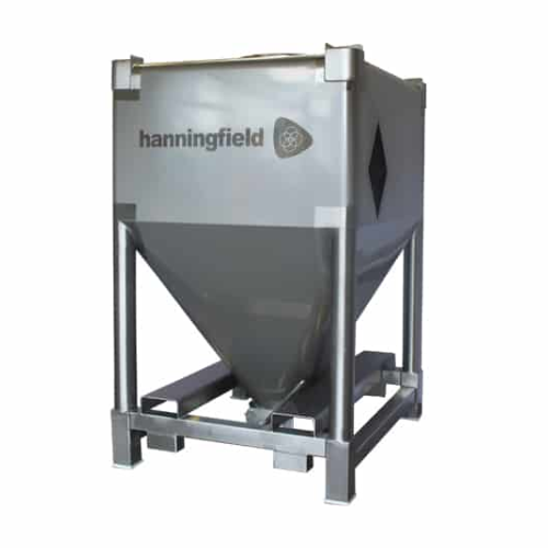 Stainless steel intermediate bulk containers for pharmaceutical use