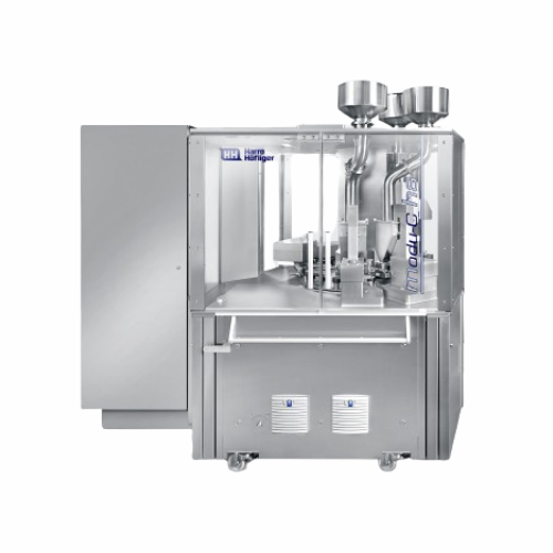 Capsule filling system for powder, pellets, and tablets