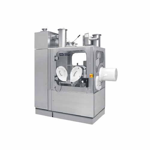 Containment capsule filling system for lab and small batch production