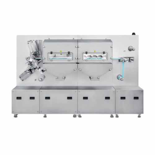 High-precision web material coating