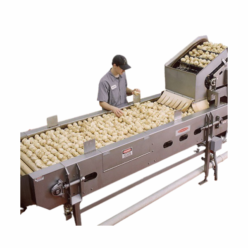 Inspection conveyor for potatoes and vegetables