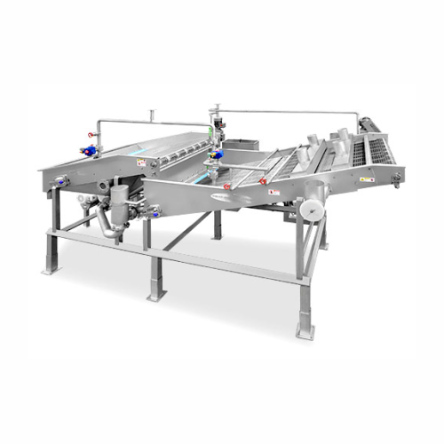 Potato slice speed washer for potato chips