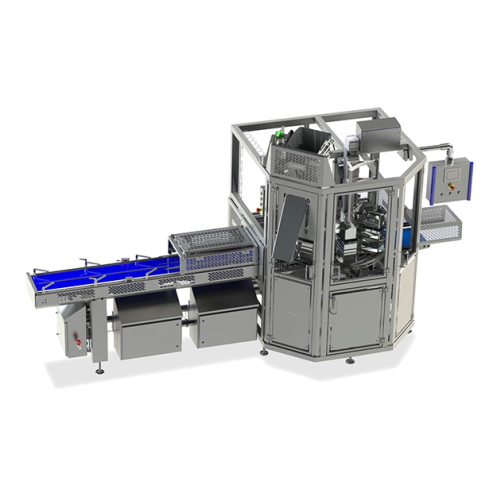 Automatic salad filler for preformed trays