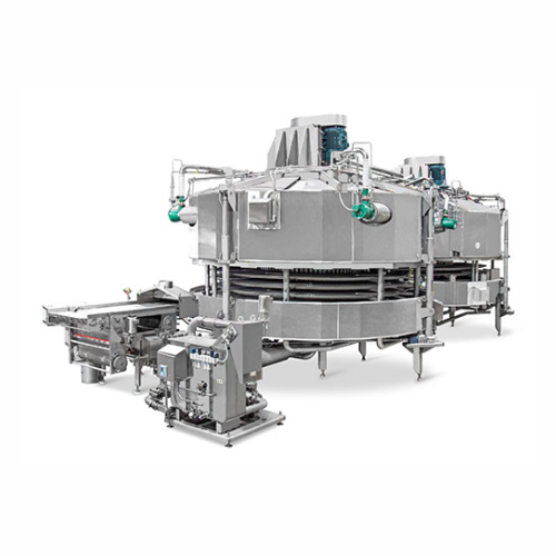 Spiral oven for meat and poultry cooking