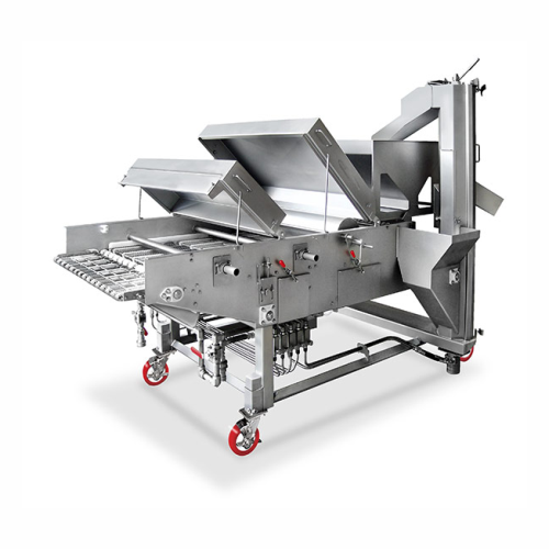 Advanced breading applicator for meat and vegetables