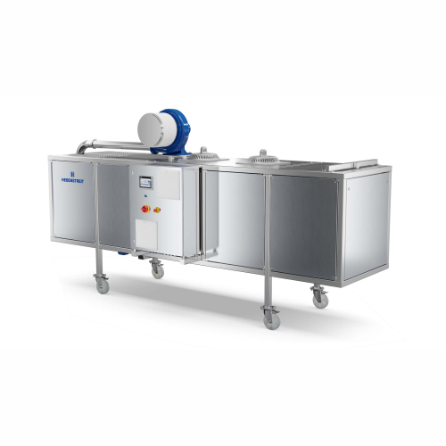 Industrial drum dryer for extruded snacks