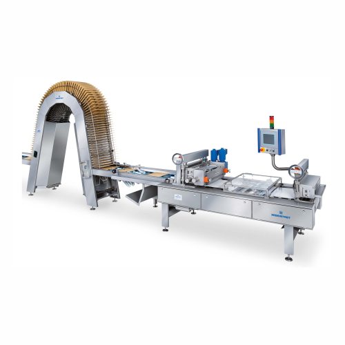Contact spreading machine for cream application on wafer sheets