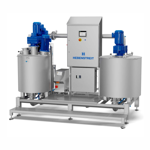 Cream preparation plant for wafer production