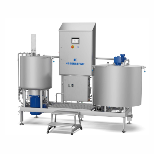 Semi-automatic batter preparation plant for wafer production
