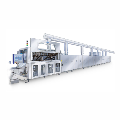 Automatic wafer baking machine for high-capacity production