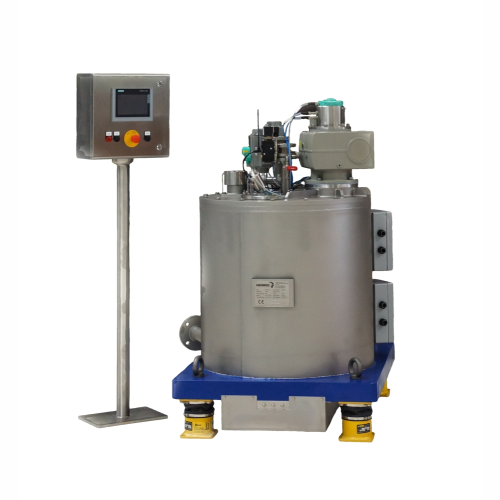 Classifying centrifuge for wet classification of fine particles