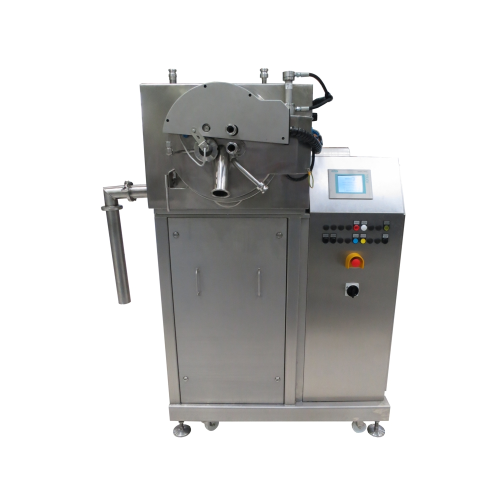 Horizontal pilot centrifuge for pharmaceutical applications