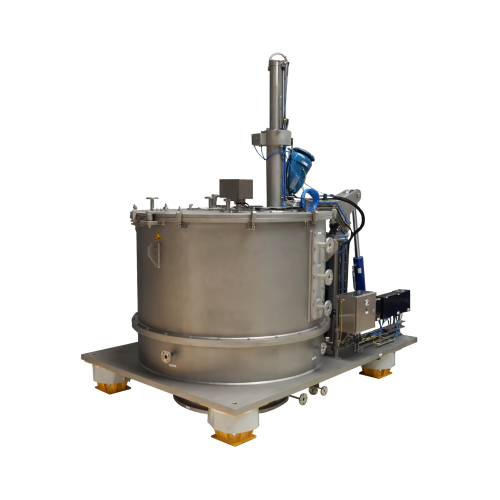 Vertical peeler centrifuge for chemical industry