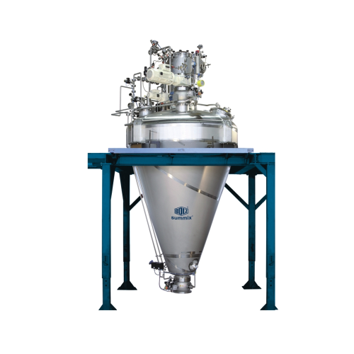 Conical screw vacuum dryer for hazardous and temperature-sensitive products