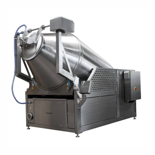Vacuum tumbler with lift and tilt system