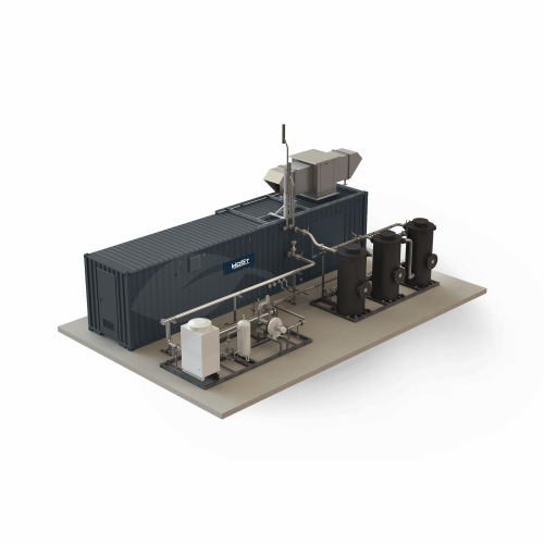 Biogas upgrader for high methane yield
