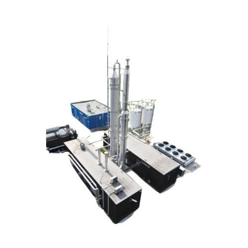 Industrial carbon capture system for flue gas