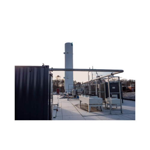Co2 recovery and liquefaction system for biogas upgrading