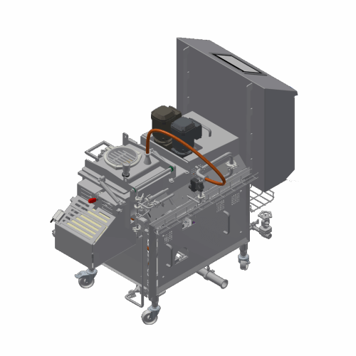 Multifunctional batch processing system for processed cheese