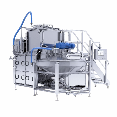 Batch processing system for processed cheese and various food products