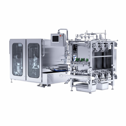 Pilot unit for processed cheese slices