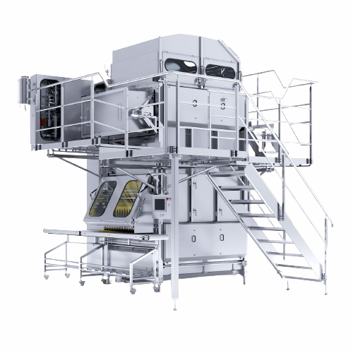 Processed cheese slice production system
