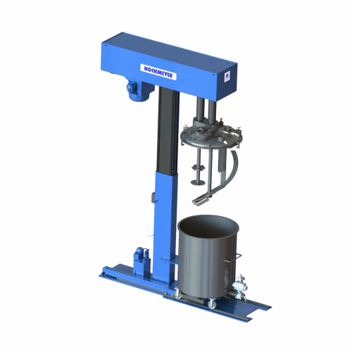 Dual shaft mixer for high viscosity products