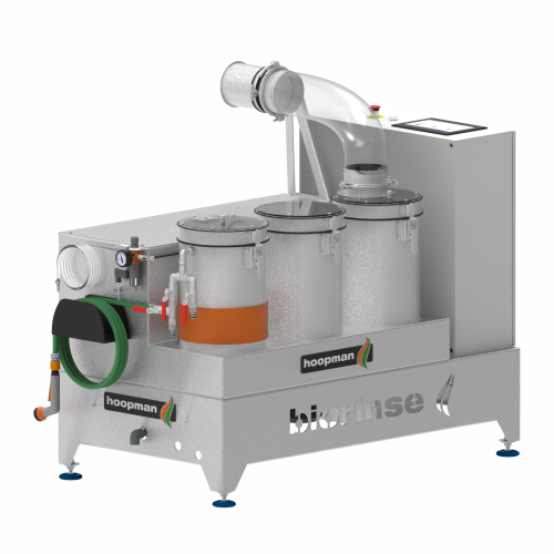 Seed disinfection and rinsing system