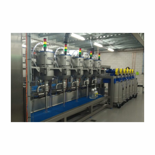 Liquid matrix priming unit