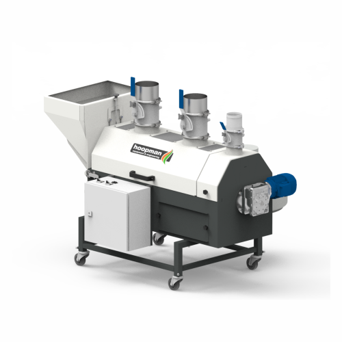 Lab conditioner for de-dusting and curing film-coated seeds