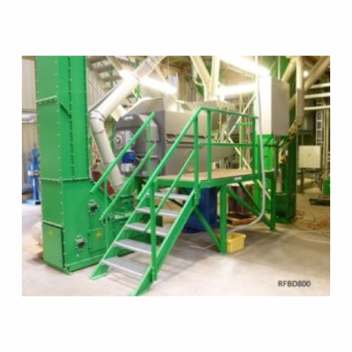 High capacity seed dedusting and conditioning system