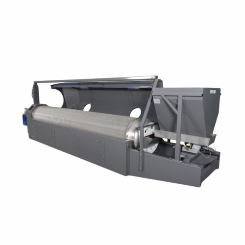 Continuous fluid bed drying system for seed coating