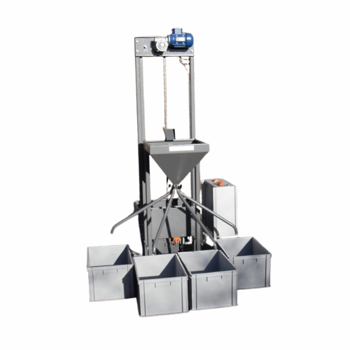 Single bucket elevator for seed handling