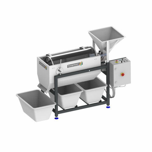 Cylinder sieving system for seed and pellet calibration