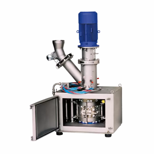 High impact mixer for powders and liquids