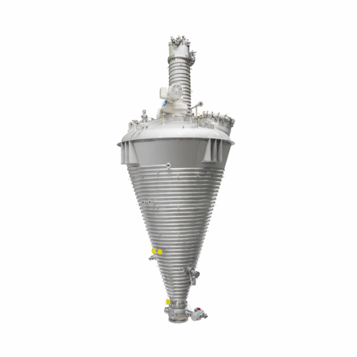 Vacuum dryers for powders and bulk solids