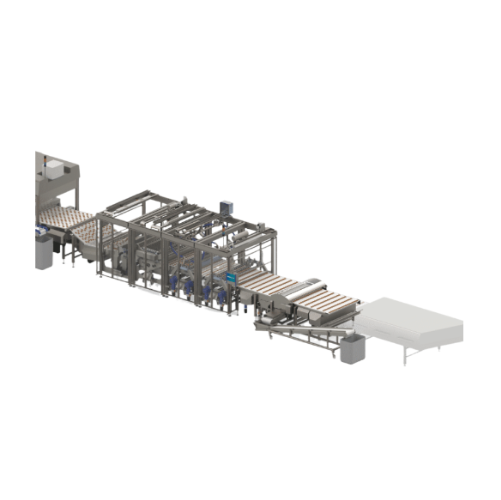 Sandwich and biscuit depositing system