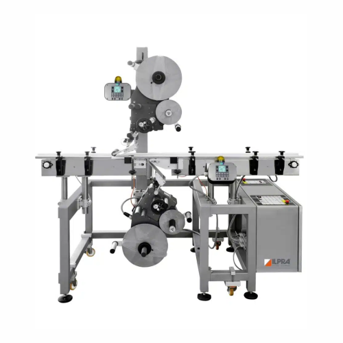 Automatic top & bottom labelling system
