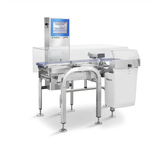 Industrial check-weigher for accurate product weight verification