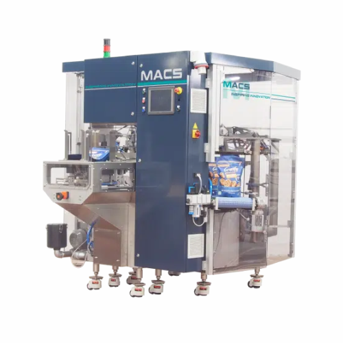 Rotary doypack packaging system for various materials