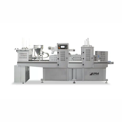 Tray sealing machine for buckets