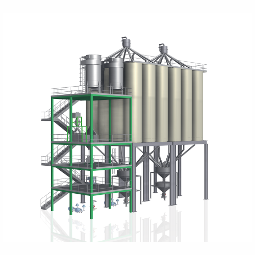Green coffee storaging and dosing system