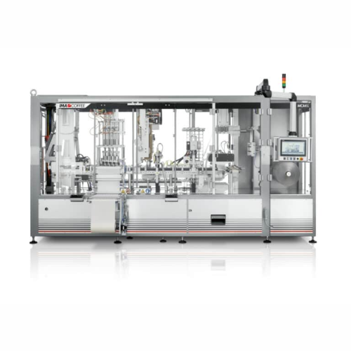 Capsule filling and sealing system for coffee